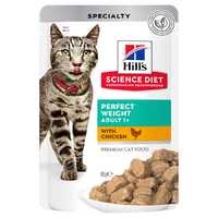 Hill's Adult Cat Perfect Weight Chicken Pouch 85g