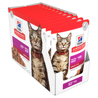 Hill's Adult Cat Beef Wet Food Pouches 12x85g