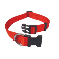 Adjustable Nylon Collar 25-40cm Red