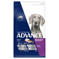 Advance Adult Large Breed Dry Dog Food Chicken with Rice 15kg