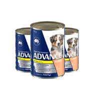 Advance Puppy All Breed Wet Dog Food Chicken & Rice Can 3x 410g