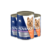 Advance Adult All Breed Wet Dog Food Chicken & Turkey 3x 400g