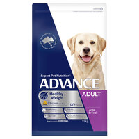 Advance Adult Healthy Weight Large Breed Dry Dog Food 13kg