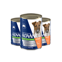 Advance Adult All Breed Wet Dog Food Casserole with Lamb 3x 400g