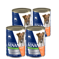 Advance Adult All Breed Wet Dog Food Casserole with Lamb 4x 400g