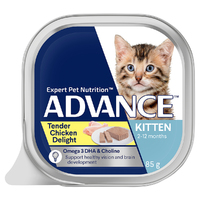 Advance Kitten Wet Cat Food Tender Chicken Delight 85g