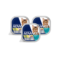Advance Adult Wey Cat Food Tender Chicken Delight 3x 85g