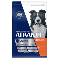 Advance Adult All Breed Active Dry Dog Food Chicken & Rice 13kg