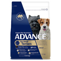 Advance Adult Dog Food for Small Terriors Ocean Fish & Rice 2.5kg