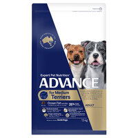 Advance Adult Dry Dog Food for Medium Terriers Ocean Fish 13kg