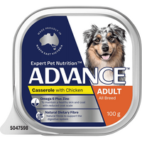 Advance All Breed Wet Dog Food Casserole with Chicken 100g