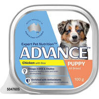 Advance Puppy All Breed Wet Dog Food Chicken with Rice 100g
