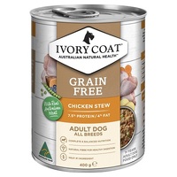 Ivory Coat Grain Free Chicken Stew Adult Wet Dog Food 400g