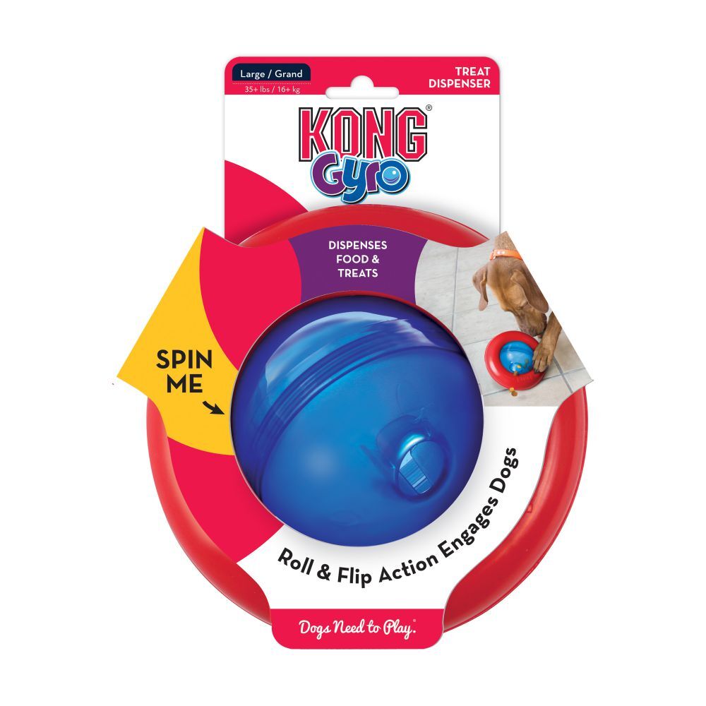 KONG Food Dispensing Toys KONG Gyro Dog Toys