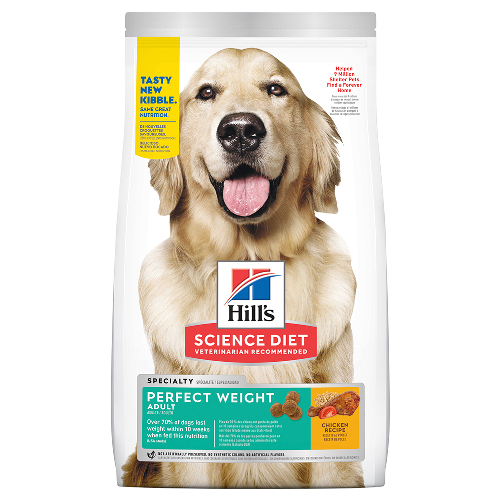 Hills Dog Perfect Weight 6.8kg - Hill's Science Diet Dry Dog Food