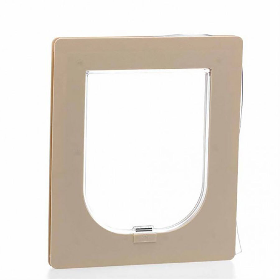 Door Petway Security SML StoneBeige Petway Pet Doors