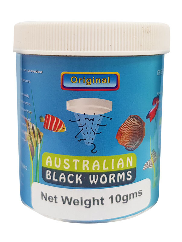 feudale lancering lav lektier Australian Black Worms Freeze Dried Loose 10g