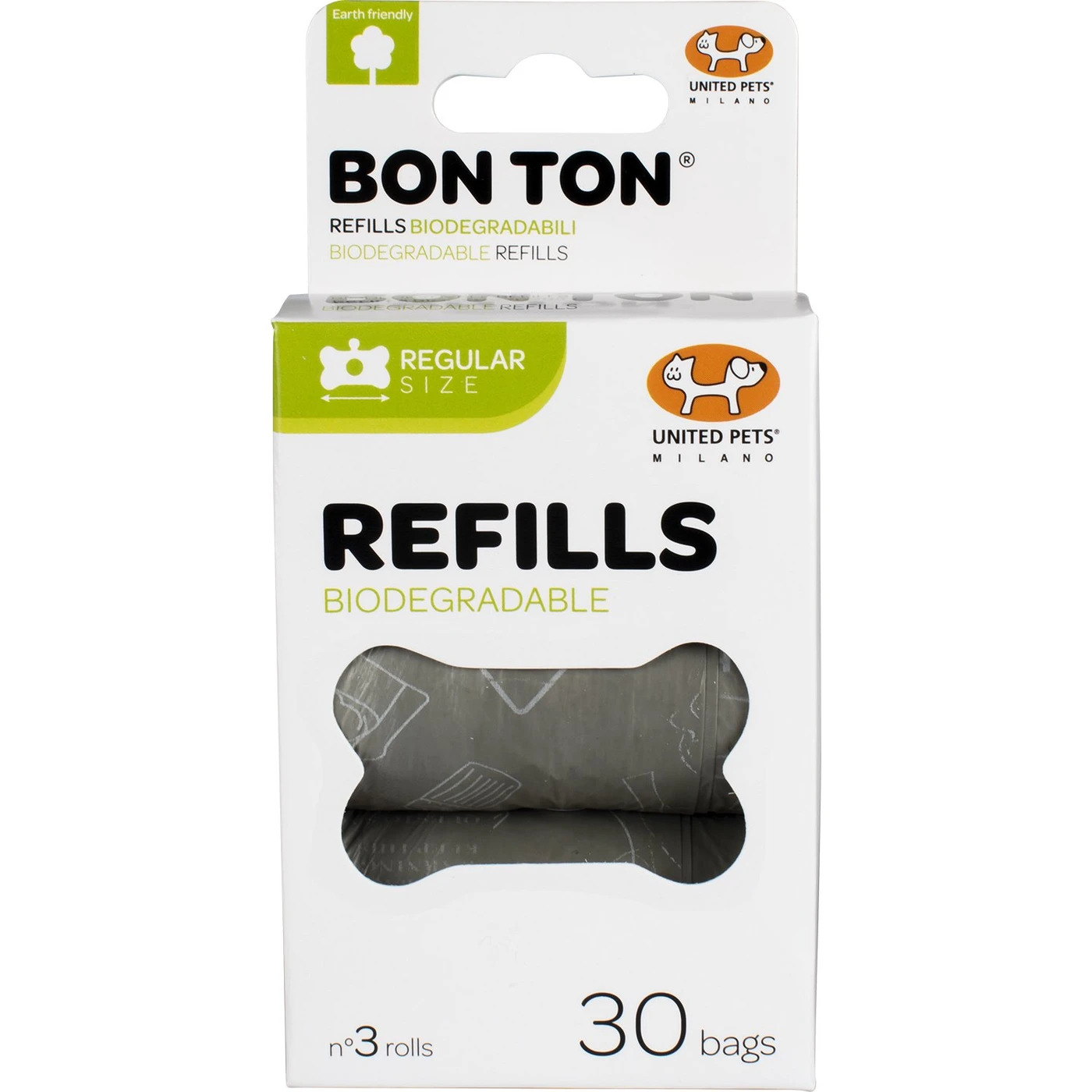 BonTon Bag Dispenser Refills Grey (3 Pack)