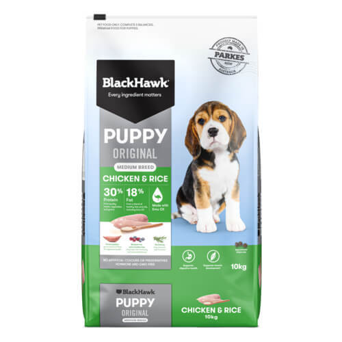 Black Hawk Puppy Large Breed Chicken Rice Dry Dog Food 10kg Black Hawk Original Dry Dog Food
