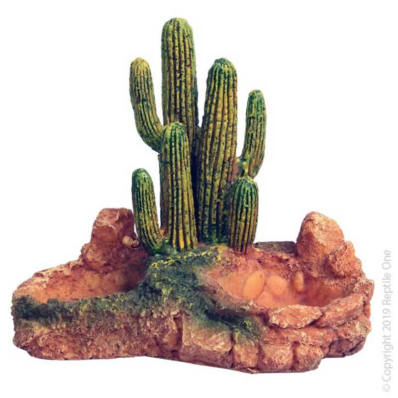 Reptile Cactus Garden Resin Small Reptile One