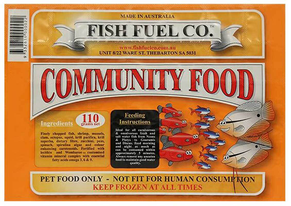 Fish Fuel Frozen Community Food Cubes Aqua One