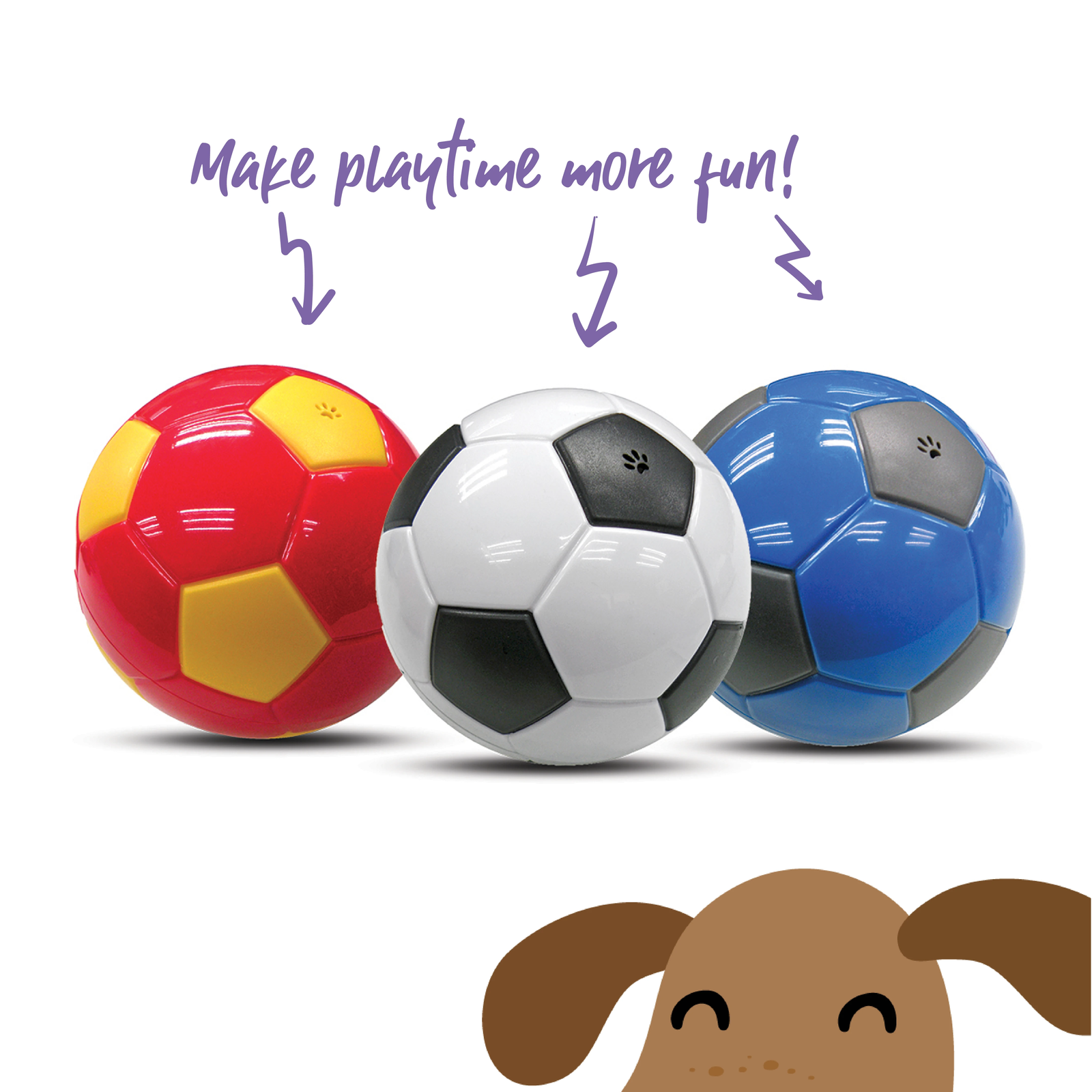 Soccer Treat Ball Assorted Colours (each) All Pet