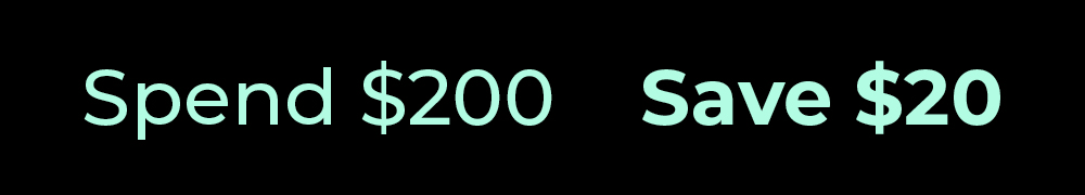 afterpay sale spend $200 save $20