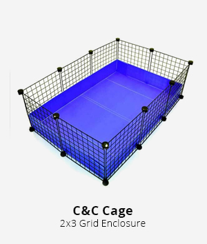 c&c cage 2x3 cubes and corflute
