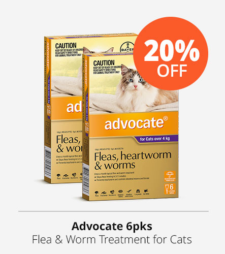 20% off advocate for cats