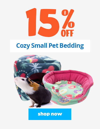 15% off cozy small pet bedding