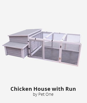 chiken coop with run