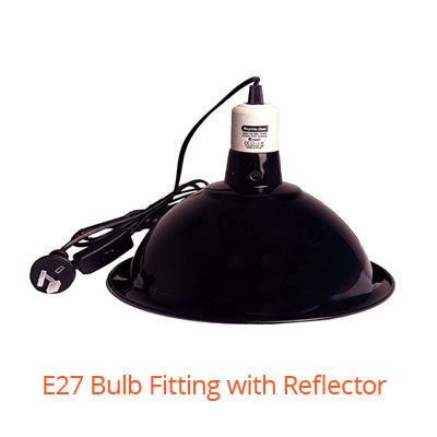 E27 Fitting with Reflector