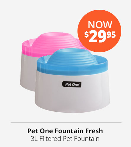 now $29.95 pet one fountain fresh water fountain