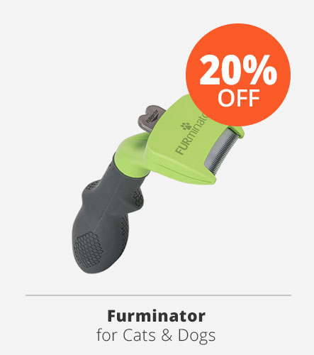 20% off furminators, exclusions applly