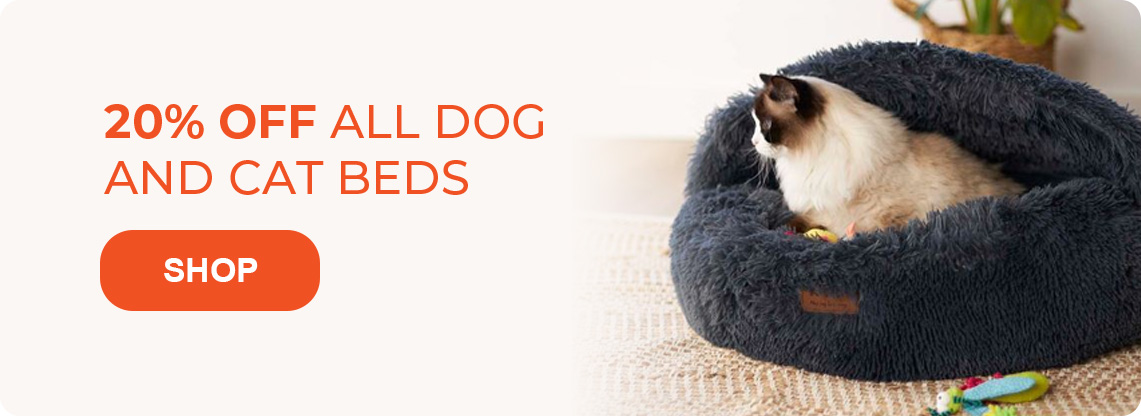 20% off all dog and cat begs