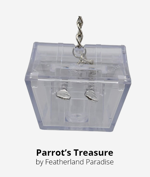parrot's treasure toy by featherland paradise