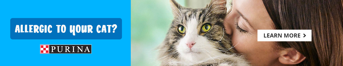 Purina Pro-plan cat allergen-reducing cat food