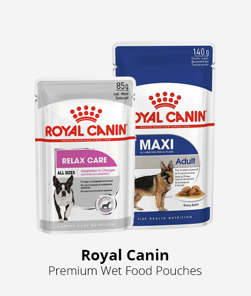 royal canin wet food pouches