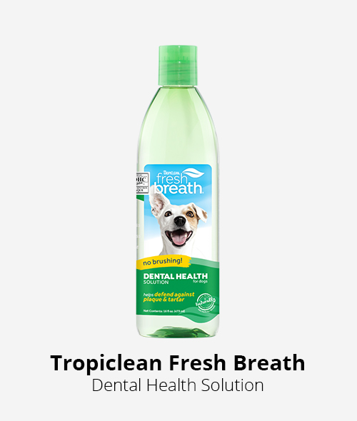 tropiclean fresh breath dental health solution