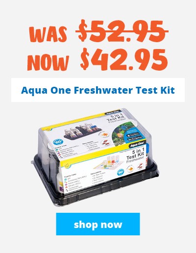 Aqua One Freshwater test kit $10 off now $42.95