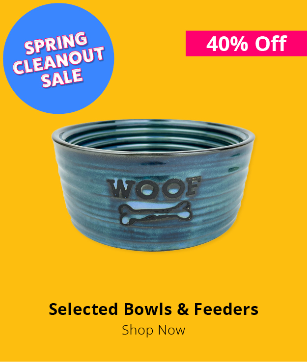 40% off selected dog bowls & feeders