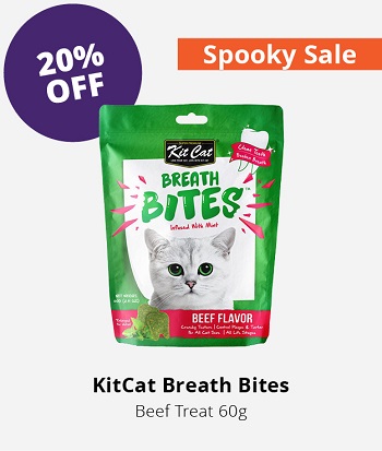 Breath bites cat treats 20% off