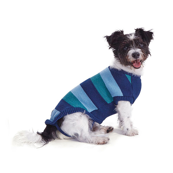 kazoo bumble knit jumper blue