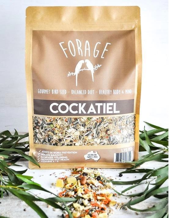 forage cockatiel food