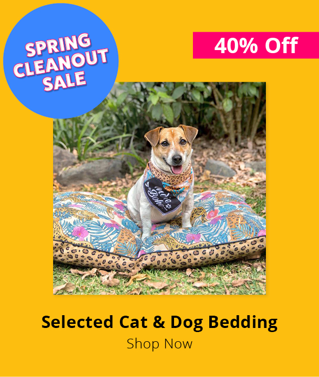 40% off selected dog and cat bedding