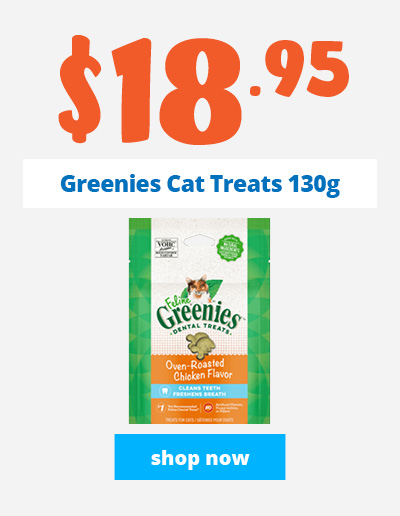Cat Greenies treats $130g now $18.95