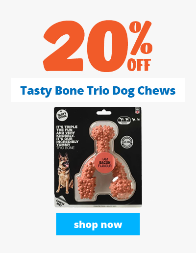 20% Off tasty bone dog chews