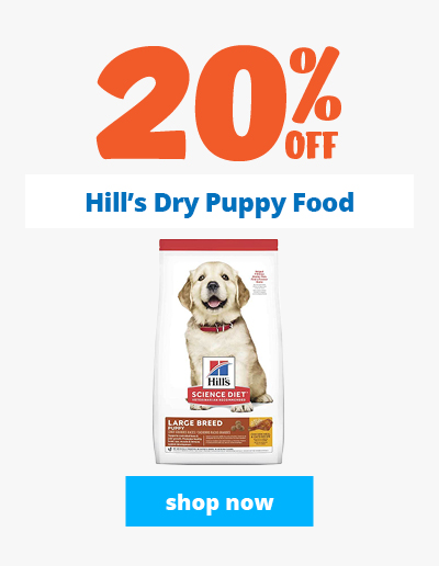 20% Off hills dry puppy food