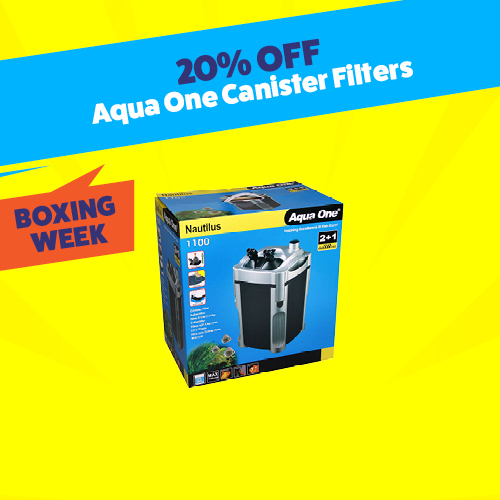 20% Off Aqua One Canister Filters