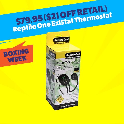 Reptile One Ezistat thermostat $79.95 (save 21)